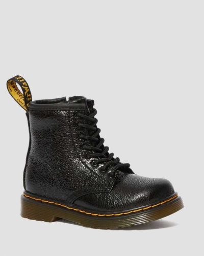 Botas Con Cordones Dr Martens Toddler 1460 Crinkle Metallic Para Niños DR2118W